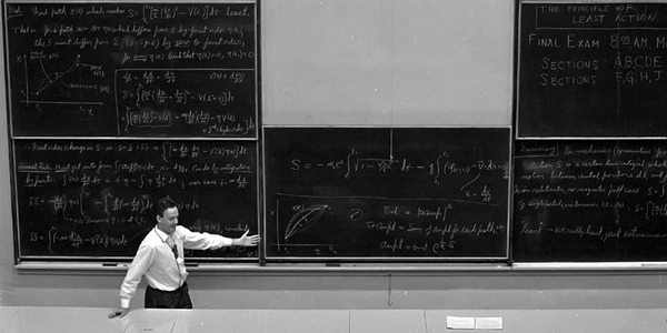 Feynman lectures about the principle of least action